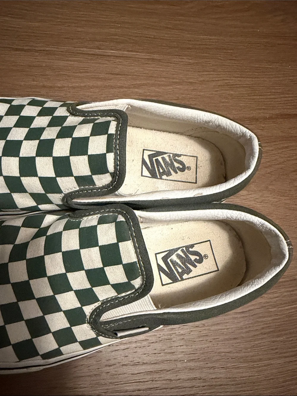 Vans Classic Slip-On Checkerboard Black White Canvas Sneakers